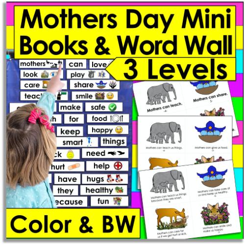 post ti 5 Reasons to Observe Mother's Day! Mother's Day Mini Books Cover