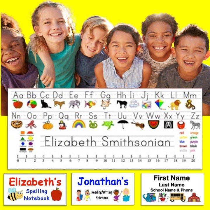 Back to School Name Tags