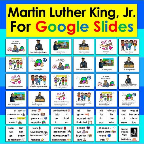 post ti 6 Martin Luther King Jr. Activities for Kids & An MLK Bingo Kindness Freebie! Martin Luther King, Jr. Presentation with 3 Reading Levels and Animated Vocabulary