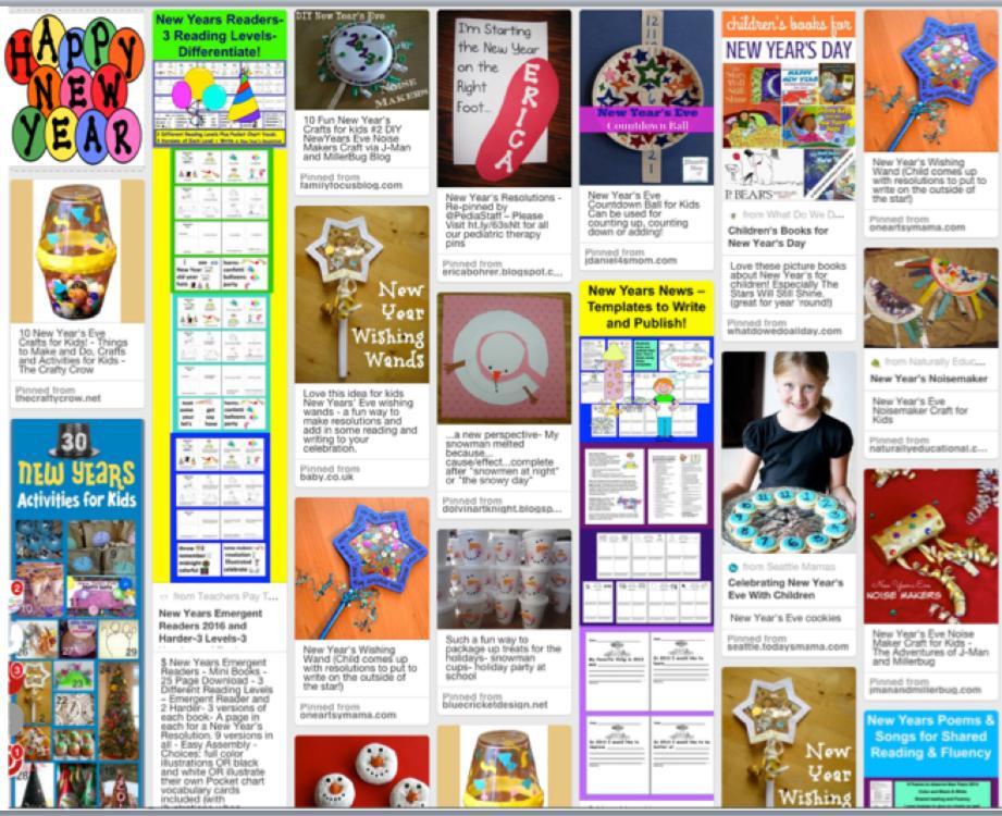 post ti 7 Differentiated and Editable New Year's Activities for Kindergarten and First Grade Fun Pinterest Board Images for New Years