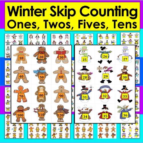post ti 10 Winter Crafts and 1 1 Appealing Winter Activities for Kids Winter Skip Counting by Ones, Twos, Fives and Tens