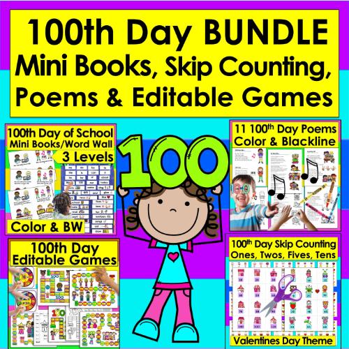 post ti 5 100th Day of School Activities for K/1 100th Day of School Activities Bundle