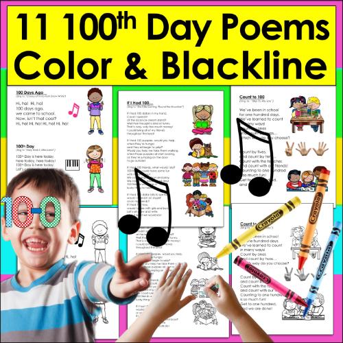 post ti 5 100th Day of School Activities for K/1 100th Day of School Activities Poems Cover