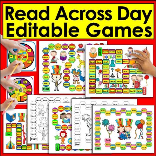 post ti 6 Powerful Ways to Celebrate Read Across America in K-1 5 Editable Read Across America Game Boards