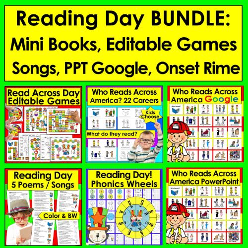 post ti 6 Powerful Ways to Celebrate Read Across America in K-1 Read Across America Bundle Cover