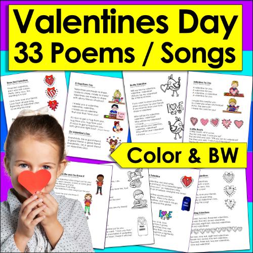 post ti 2 Helpful Valentines Day FREEBIES & Engaging Activities for K/1 33 Valentines Day Poems