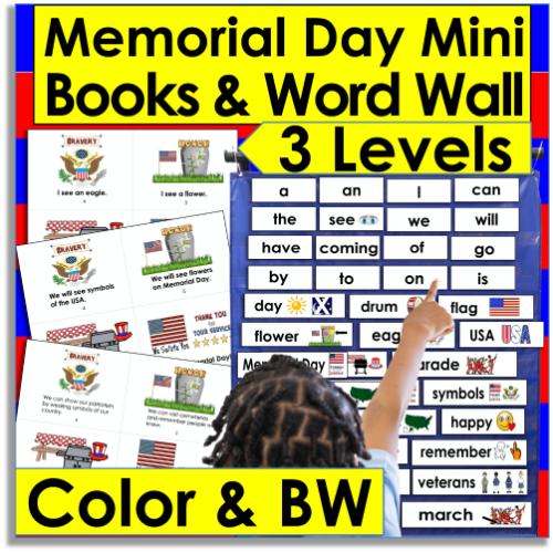 post ti πΊπΈ Make Memorial Day Meaningful with This Engaging Bundle for K-1! ποΈ Memorial Day Mini Books Cover