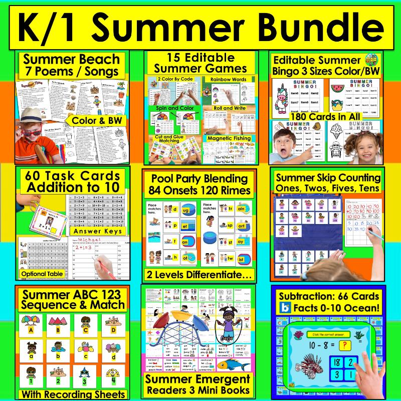 Summer Learning Bundle Cover