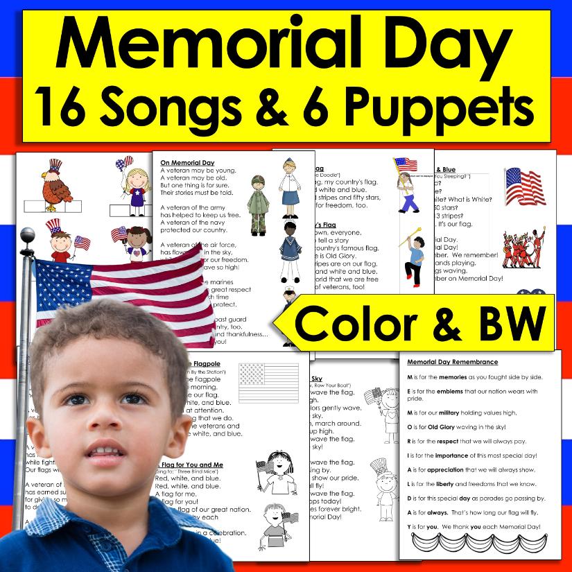 post ti πΊπΈ Make Memorial Day Meaningful with This Engaging Bundle for K-1! ποΈ Memorial Day Poems Cover
