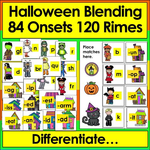 Halloween Blending Differentiated COVER