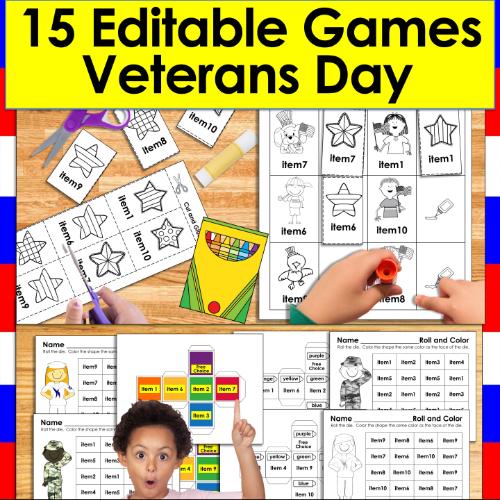 15 Editable Patriotic Games