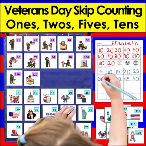 Veterans Day Skip Counting