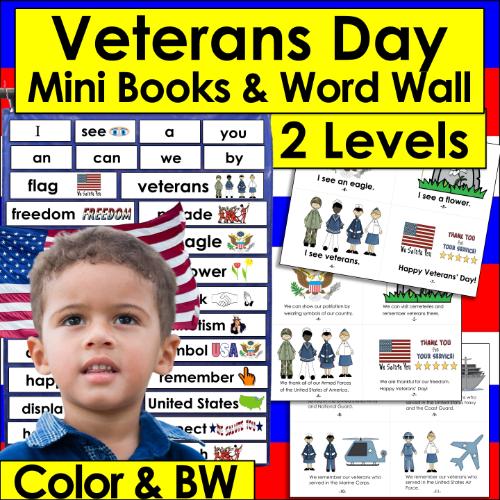 Veterans Day Mini Books